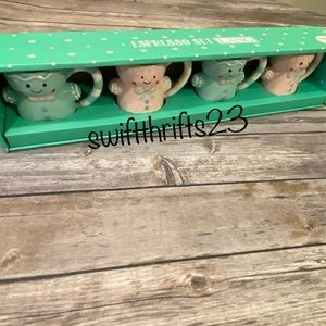 LANG Pastel Gingerbread Espresso Set